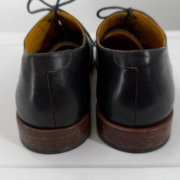 Undandy Men’s Black Suede and Black Gray Leather Oxford Shoes Size 44  11 - Picture 6 of 11
